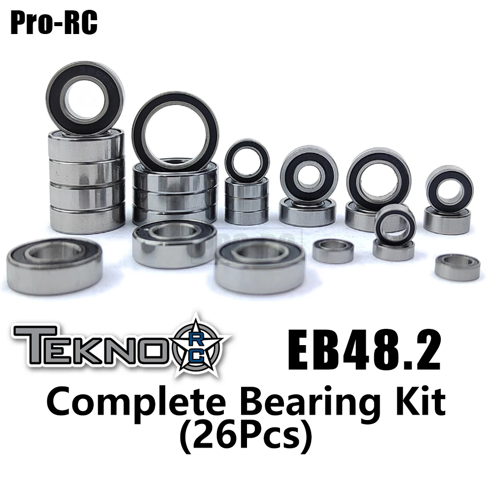 

For Tekno 1/8 EB48.2 Complete Ball Bearing Kit Rc Buggy Car Parts Bearings (26Pcs)