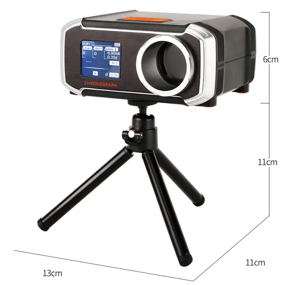 Imagem -02 - Tela Lcd Tiro Equipamento Medidor de Velocidade Conexão Bluetooth App Livre-queda bb Paintball Airsoft Cronógrafo