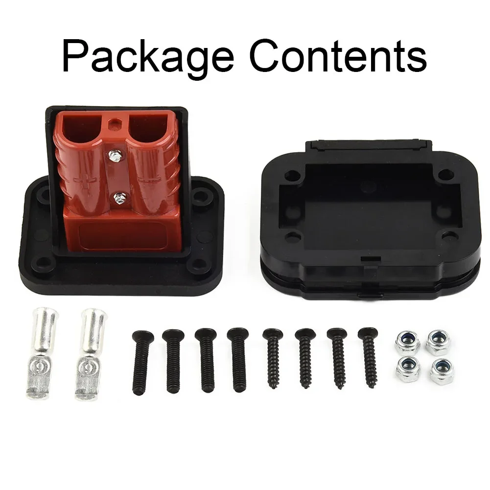

50A For Anderson Plug Connector Flush Mount Bracket Panel Cover 1pc/2pcs For Anderson Plug Panel Caravan Accessories