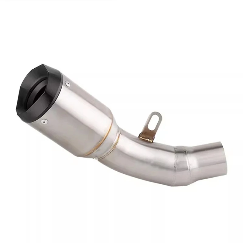 Slip-on for Kawasaki ZX-6R 636 2009-2020 Motorcycle Exhaust Middle Link Pipe Escape Moto Muffler for ZX636 ZX6R