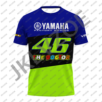 M022 Jersey F1 Clothes Player Men Home Away Race Car T Shirt Boys Team Motorcycle Tee Teenager Fans Club 46 Top Tricou Yamaha