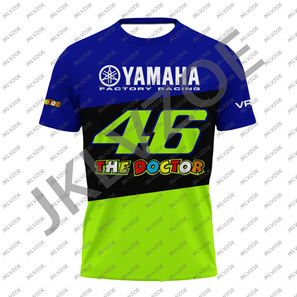 M022 Jersey F1 Clothes Player Men Home Away Race Car T Shirt Boys Team Motorcycle Tee Teenager Fans Club 46 Top Tricou Yamaha