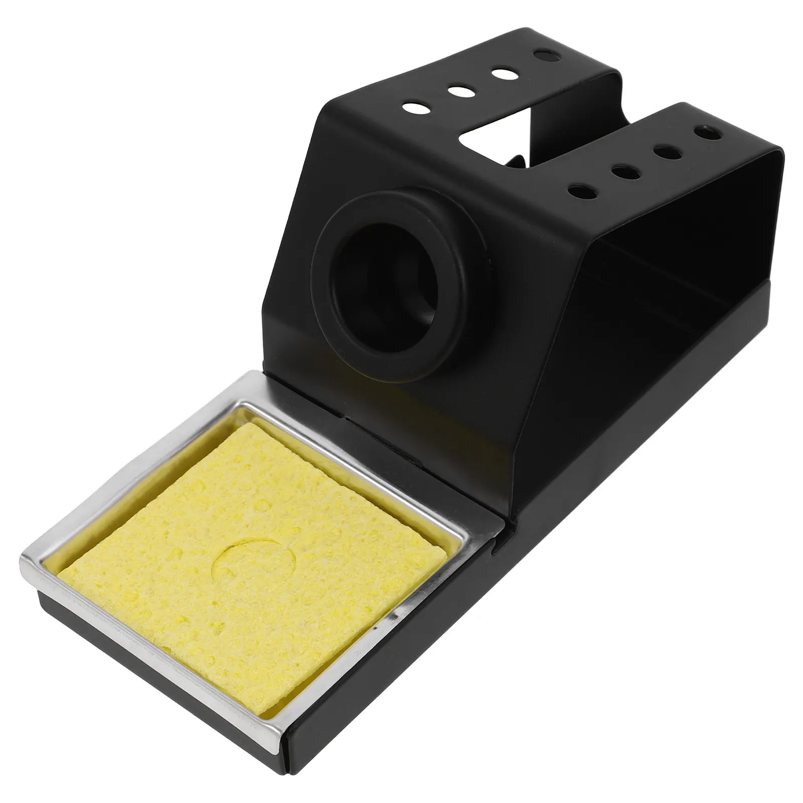 

All Metal Soldering Iron Stand Holder Resting Place for Solder Tips Heavy Duty Soldering for Circuit Board