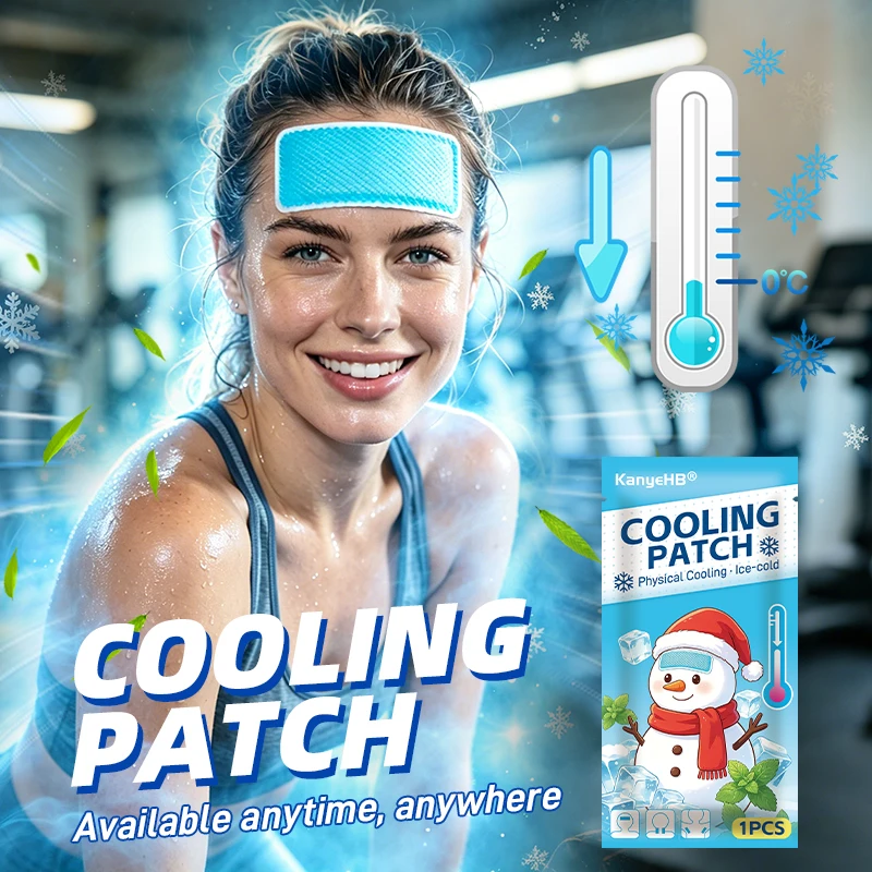 3Pcs Fever Cooling Patch Forehead Strips Phone Ice Cooling Sheet for Baby Kids Children Adult Headache Pain Relieve Patch A2705