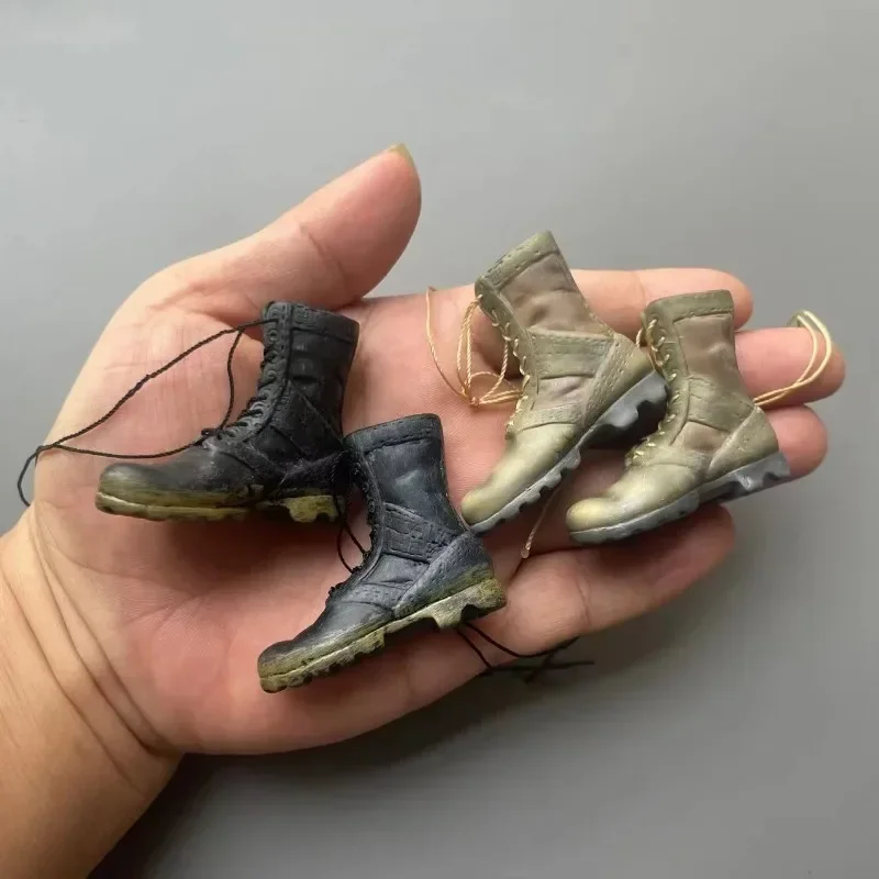 1/6 Scale Female Soldier Plastic High Boots Tactical Combat Boots Hollow Sneakers Shoes Model for 12