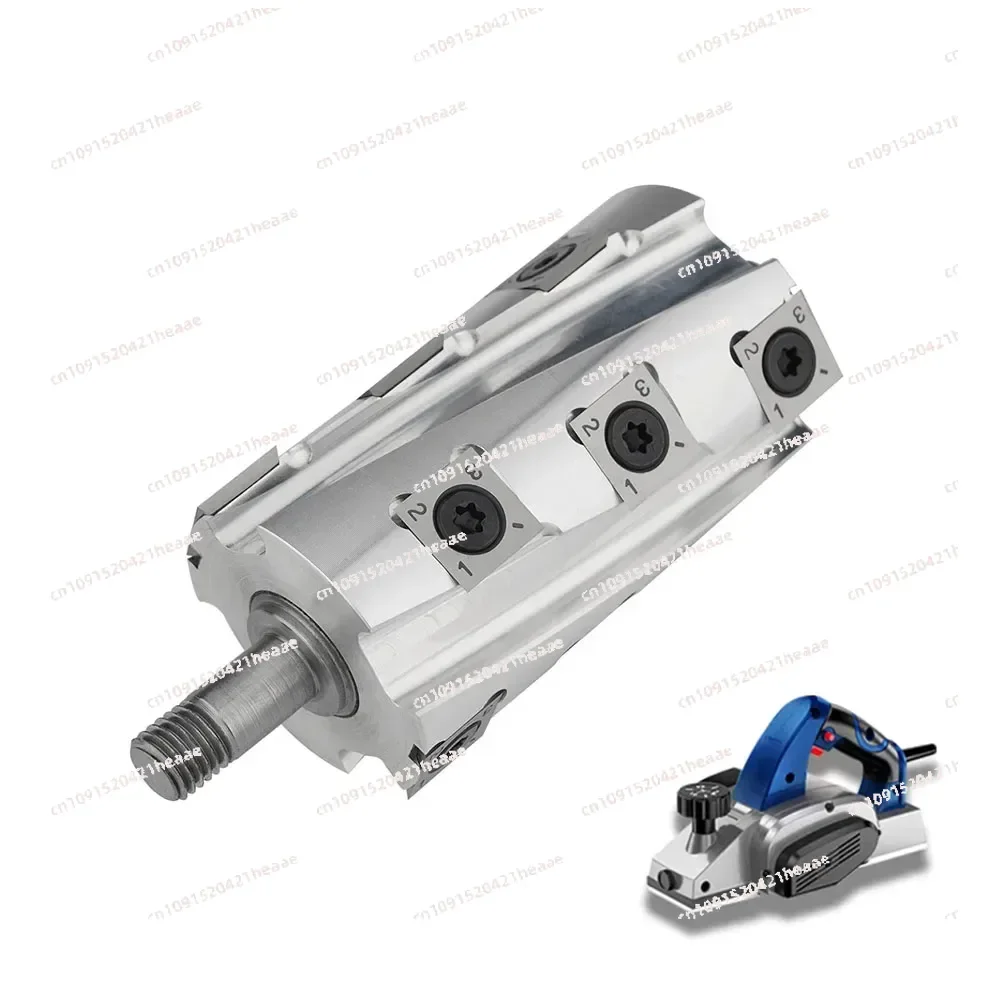

Suitable for Light Planer Helical Spiral Milling Cutter Head Wood Reversible Spiral Blade Shaving Machine Cutting Tool