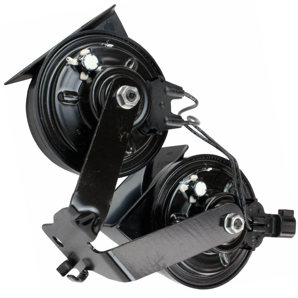 Kit klakson siput listrik ganda mobil dengan braket untuk Ford F-250 F-350 Super Duty 2017-2022 HC3Z-13832-D HC3Z-13832-E