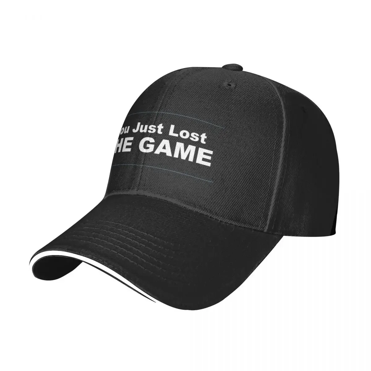 You Lost The Game Baseball Cap funny hat black Custom Cap Designer Hat Men's Caps Women's image 2