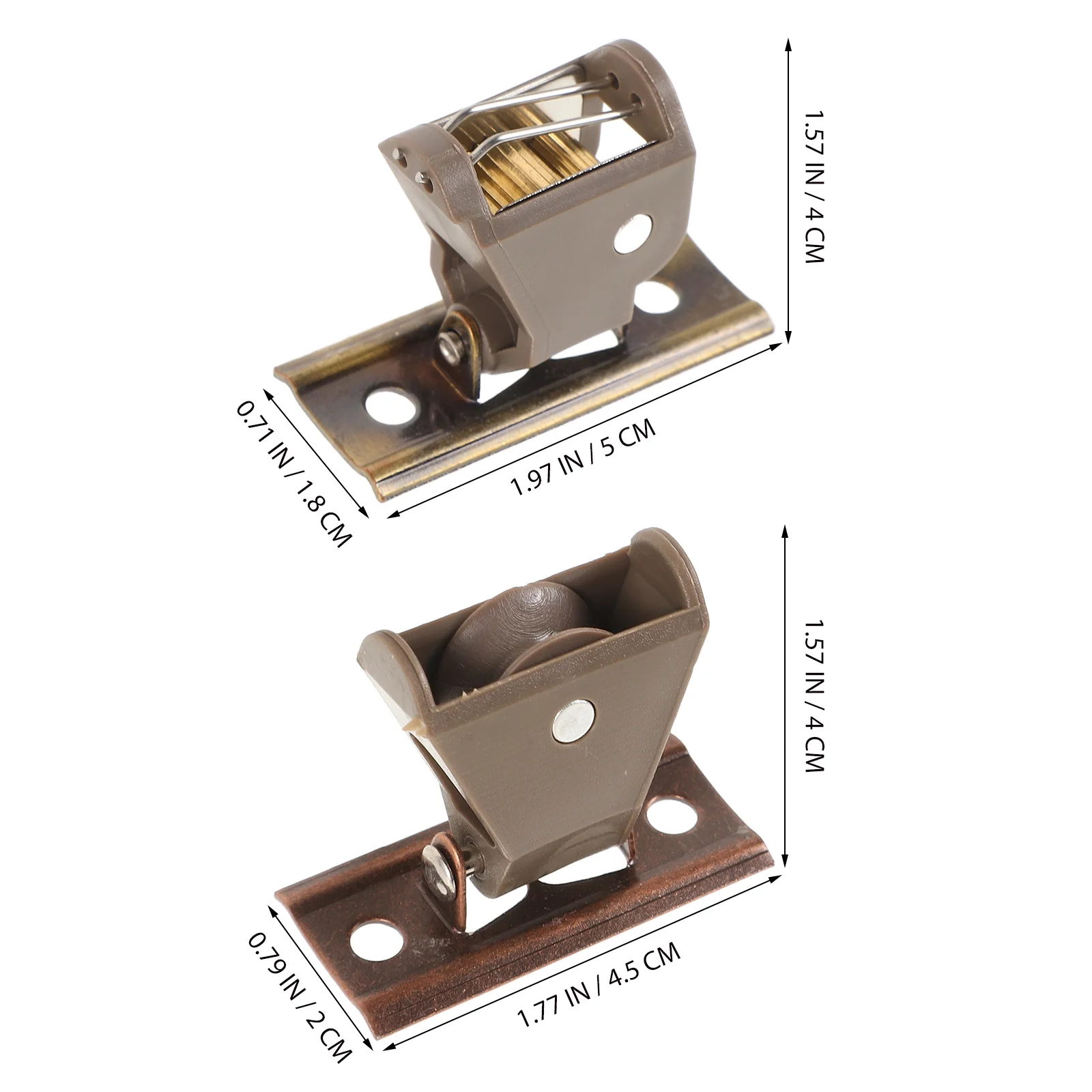 1 مجموعة الأسطوانة أجزاء عمياء السلس الحبل قفل بكرة تصميم أنيق نافذة تغطي تعزيز أعمى الحبل قفل بكرة