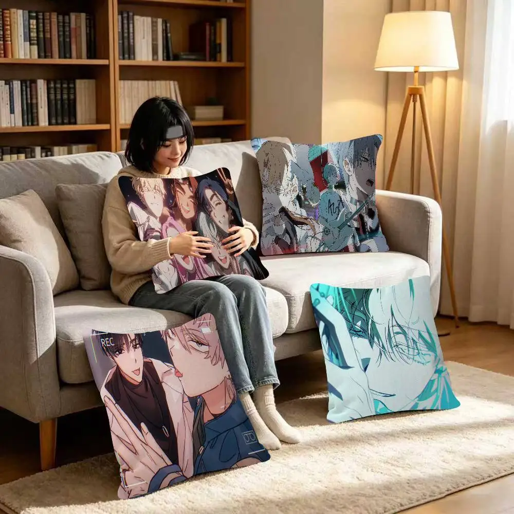Funda de cojín con diseño de Maple de Alien Stage Luka, decoración de cosecha de otoño, decoración navideña, funda de almohada