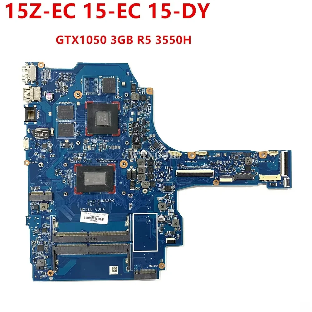 DA0G3HMB8D0 For HP PAVILION GAMING 15Z-EC000 15-EC Laptop Motherboard L71928-001 L71928-601 DSC GTX1050 3GB R5 3500H