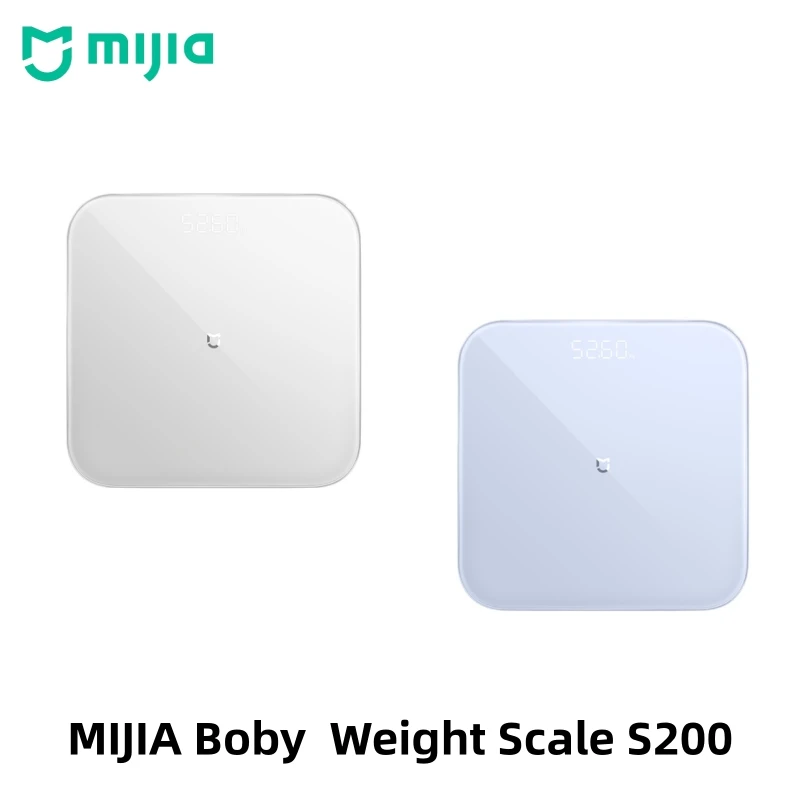 Mijia Scale S200 High Precision Sensor Balance Test Weight Report LED Screen Multifunctional Smart Scale Mi home