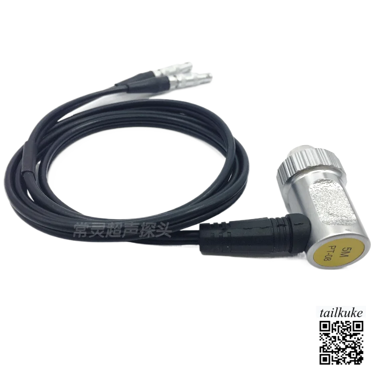 

Ультразвуковой толщиномер 5 МГц PT-08, измеритель толщины металла, приборный зонд