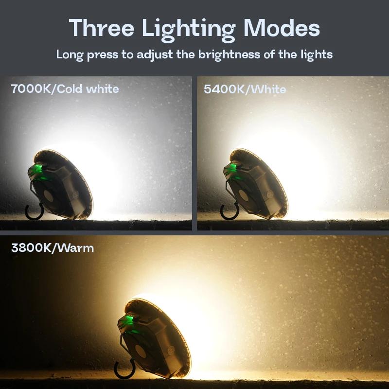 MOSLIGHTING 7200mAh في الهواء الطلق LED فانوس التخييم خيمة معلقة مصباح USB مصباح قابل لإعادة الشحن مصباح يدوي محمول إضاءة الطوارئ