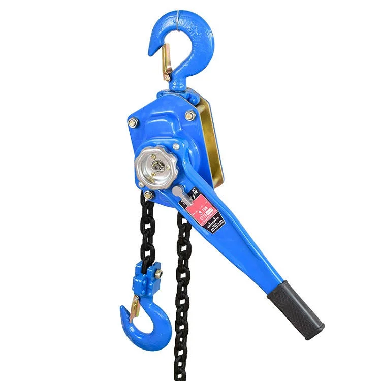 Manual heavy lifting tools 3 tons hand lever pulley 3m, suitable for workshop and industrial use