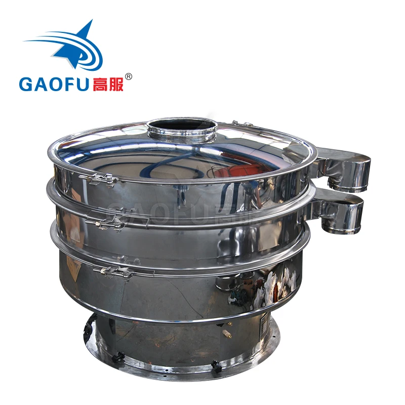 Black Fly Larvae Sieving Machine 1-5 Layers Rotary Vibrating Screen Separator Vibration Sifter Sieve for Bsf