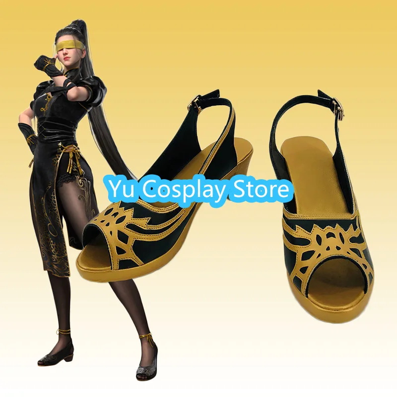 Yu Cosplay  Naraka Bladepoint Ning Hongye Cosplay Shoes Halloween Men's and Women's Boots Game Clothing Props Accessories Party