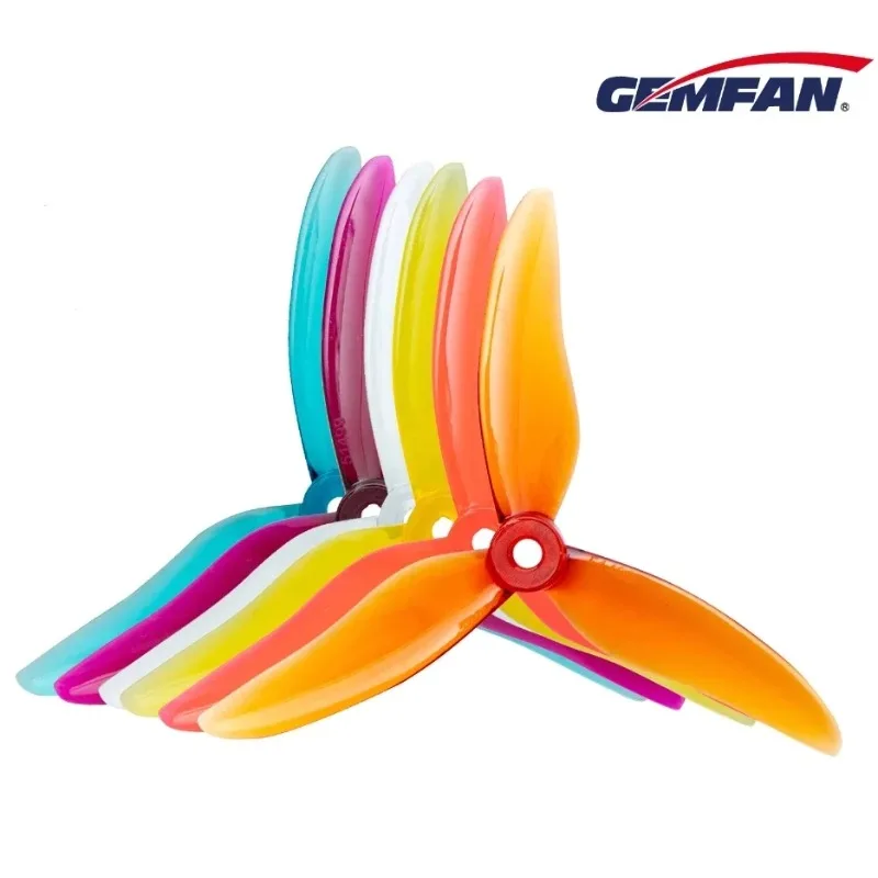 4PCS /2Pairs Gemfan Hurricane 51499 5 Inch 3-Blade Propeller For RC Drone FPV Racing Freestyle 2207 2306 Motor Nazgul5 LAL5