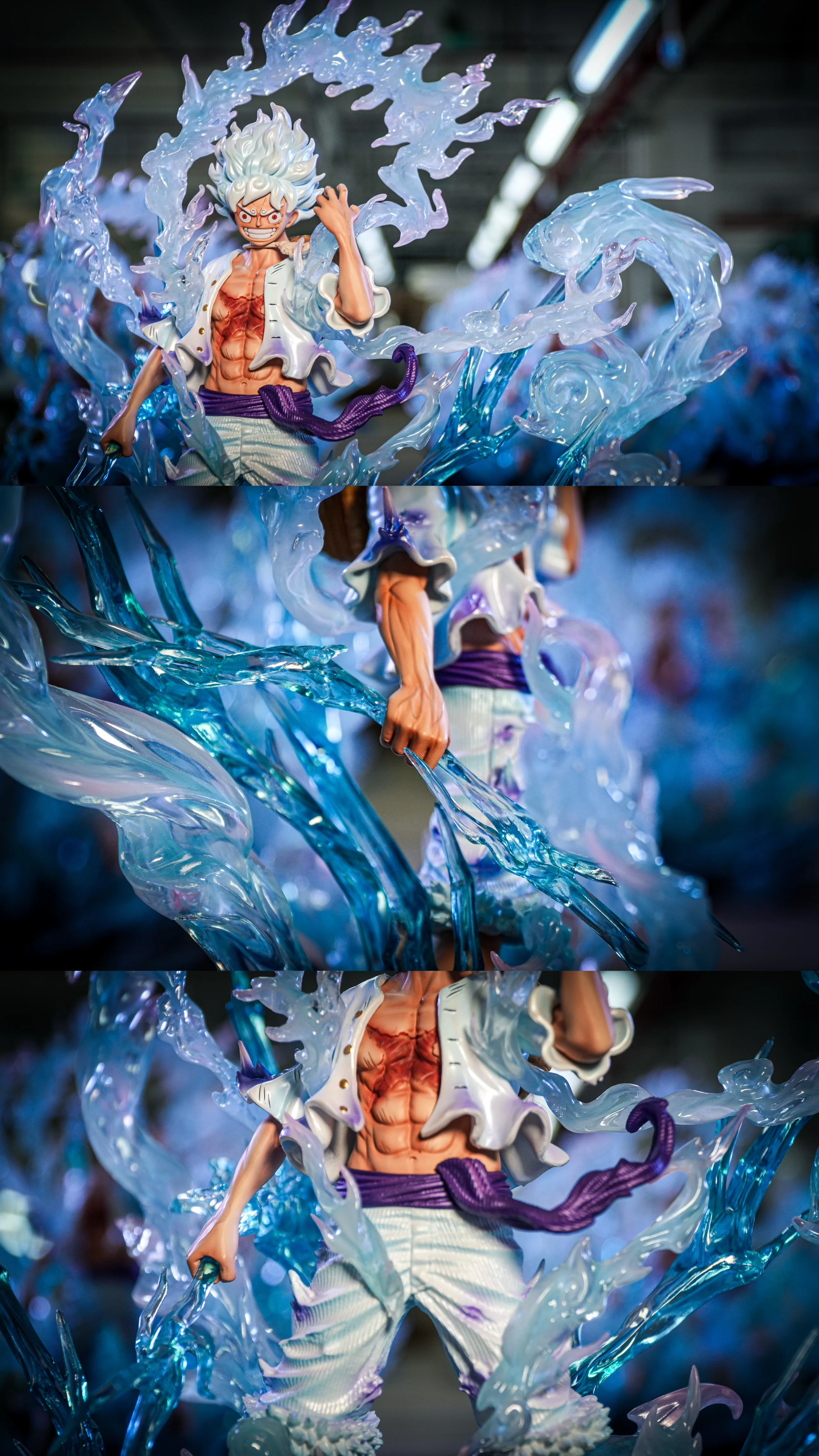 JT Studio One Piece Nikalu Flying Super knap standbeeldmodel - explosief handgemaakt ornament op vijf niveaus met speciale effecten