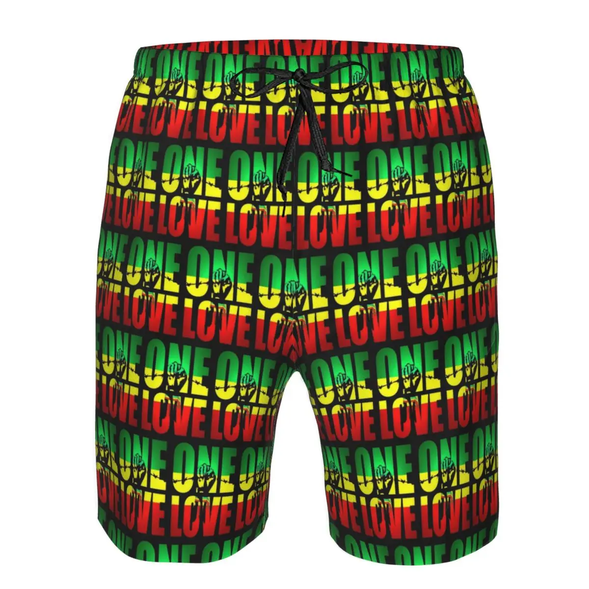 

Harajuku Vintage Style Arts Bob Marley One Love Trunks Beach Board Shorts Casual Quick Dry Swim Summer Men Pants