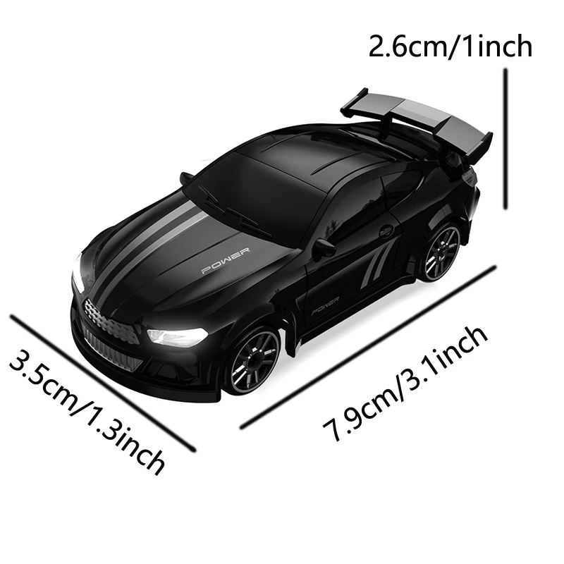 1:64 Mini desktop remote control car rc Professional four-wheel drive drift racing car Electric pocket car Children's toy