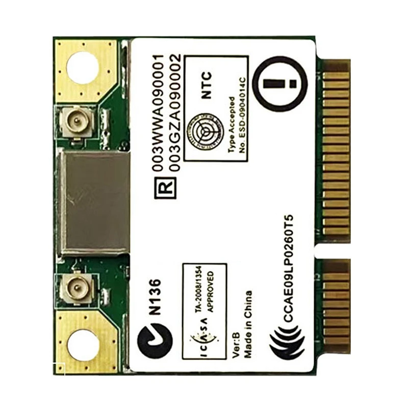 Carte réseau sans fil RTL8822CE, 5.0 Mbps, Wi-Fi, Bluetooth 867, mini PCIE, carte réseau Gigabit mort pour touristes