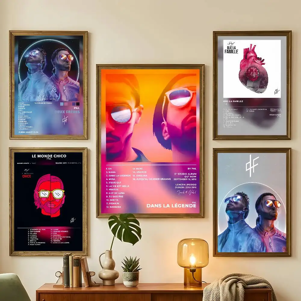 Póster musical P-PNL para dormitorio, decoración de habitación de jugador, pared de restaurante, regalo estético moderno