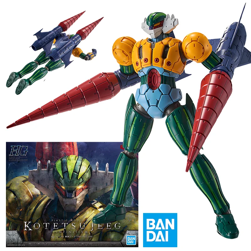 

Bandai Original Kotetsu JEEG Hg 1/144 INFINITISM Mazinger Z:Infinty Аниме Фигурки для игрушек Коллекция подарков на Рождество и день рождения