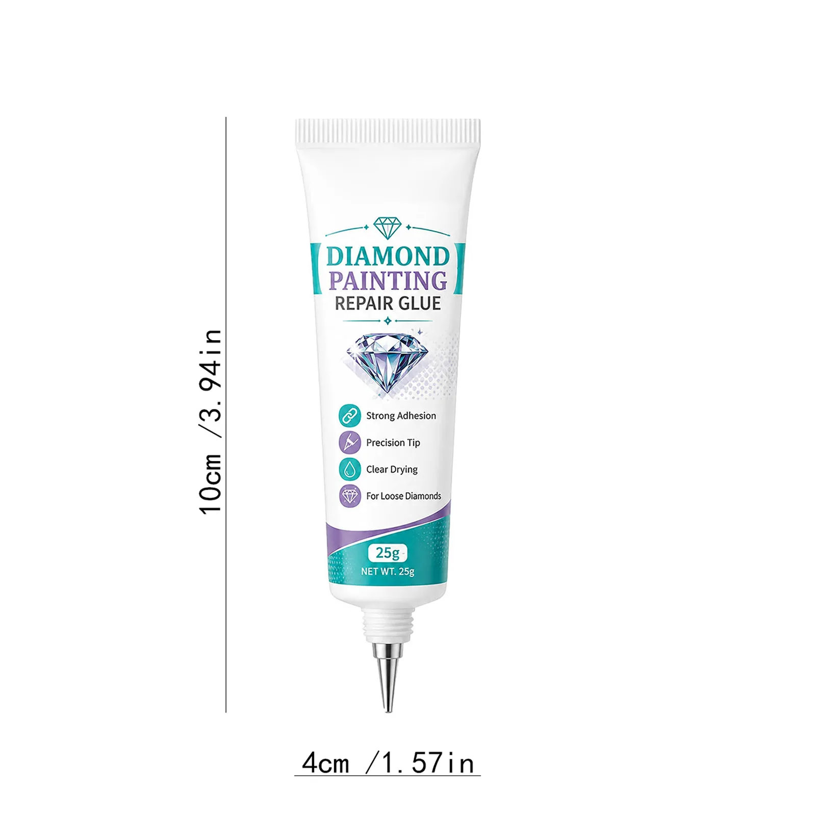 Diamond Painting Repair Glue Clear Drying Adhesive Precision Tip Glue for Fixing Loose Diamonds DIY Craft Tool Supplies
