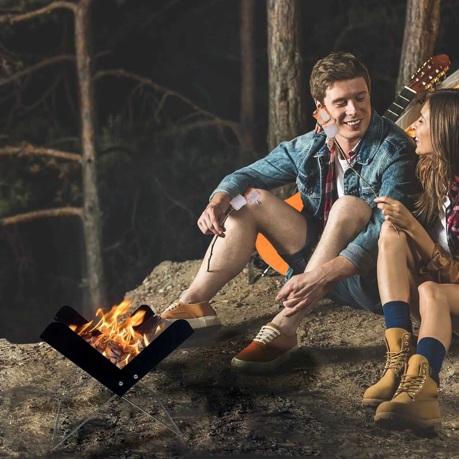 

Портативная плита с барбакао для выхода на изюминку, карбоновая плита для кемпинга Plegable ligera и parrilla de carne que seutzal le