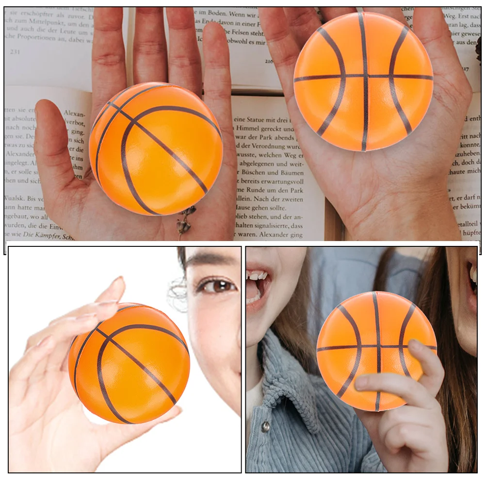 8 piezas de juguete de descompresión de baloncesto, juguetes de fútbol para niños, pelotas de Pu para gimnasio