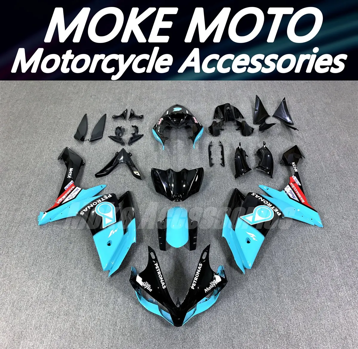 

Motorcycle Fairing Kit For Yzf R1 2007-2008 Bodywork Set High Quality Abs Injection New Blue Black