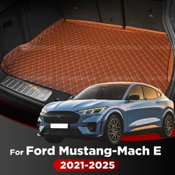 For Ford Mustang-Mach E 2021 2022 2023 2024 2025 3D Car Trunk Mat Cargo Liner Carpet Interior Accessories Cover