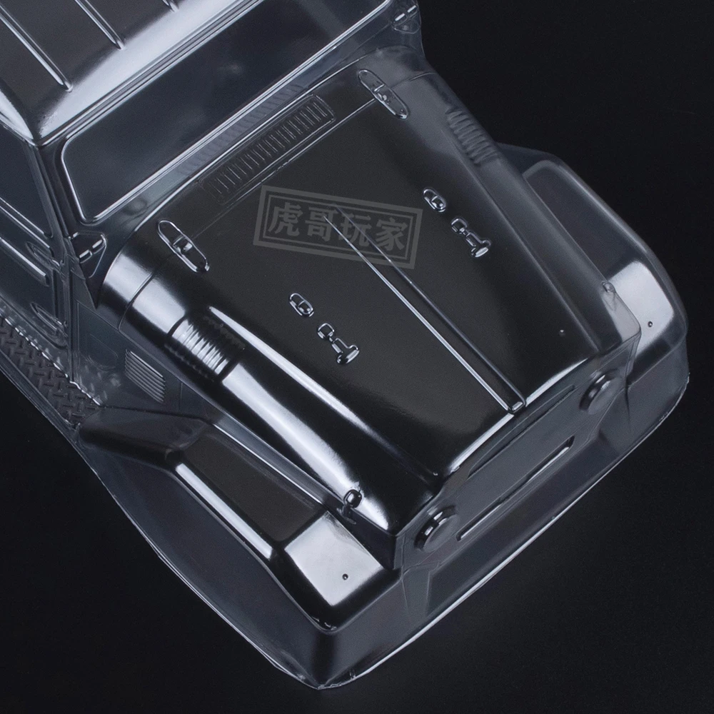 SCX10 90046 TRX4 PC透明カーシェル 1/10 クライミングカーシェル FJ40 ハーフトラック フロント