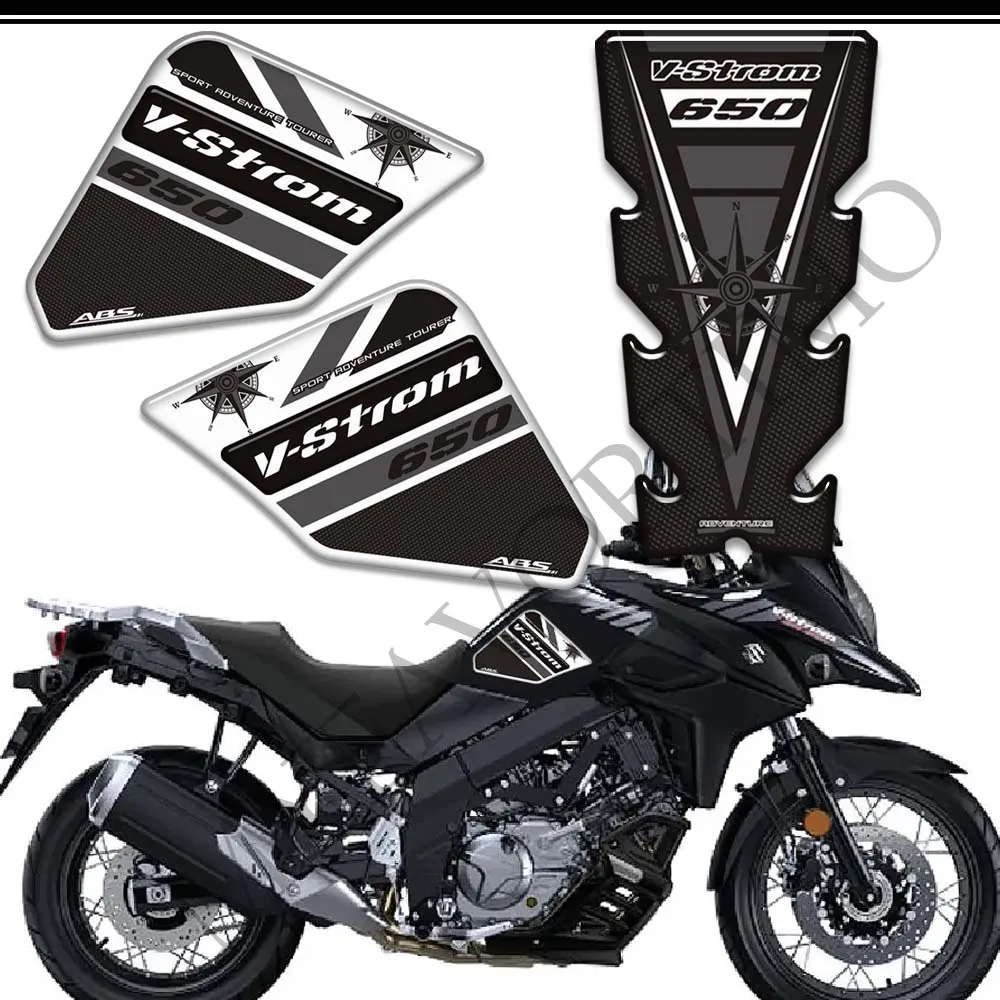 Oil Kit Adventure Tank Pad TankPad Protection Fuel Stickers For Suzuki V STROM VSTROM DL 650 XT 650XT 2018 2019 2020 2021 2022