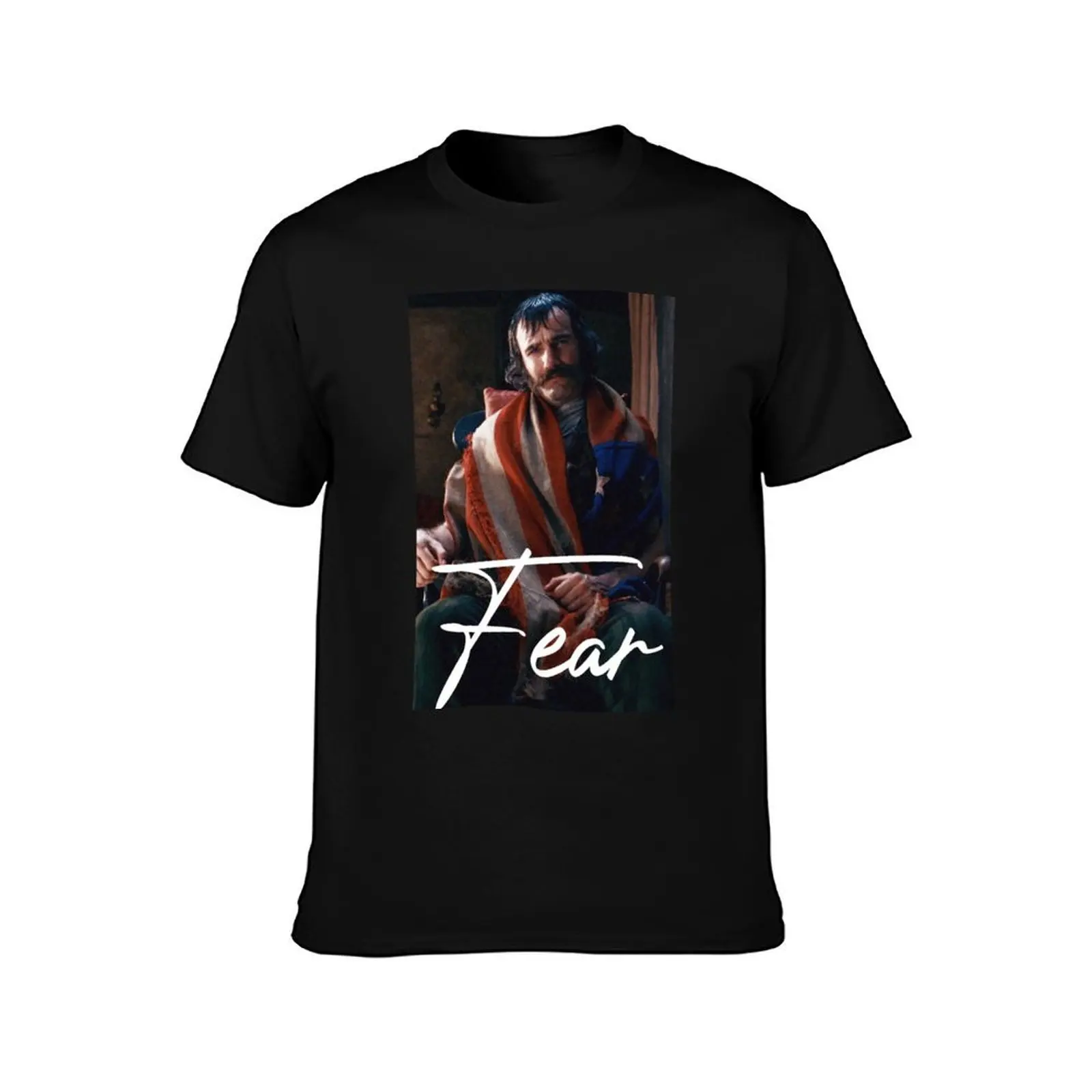 Bill the Butcher Fear T-Shirt, Summer Casual Cotton Tee, Oversized Streetwear Tops, Vintage Graphic Print, Unisex Men Women