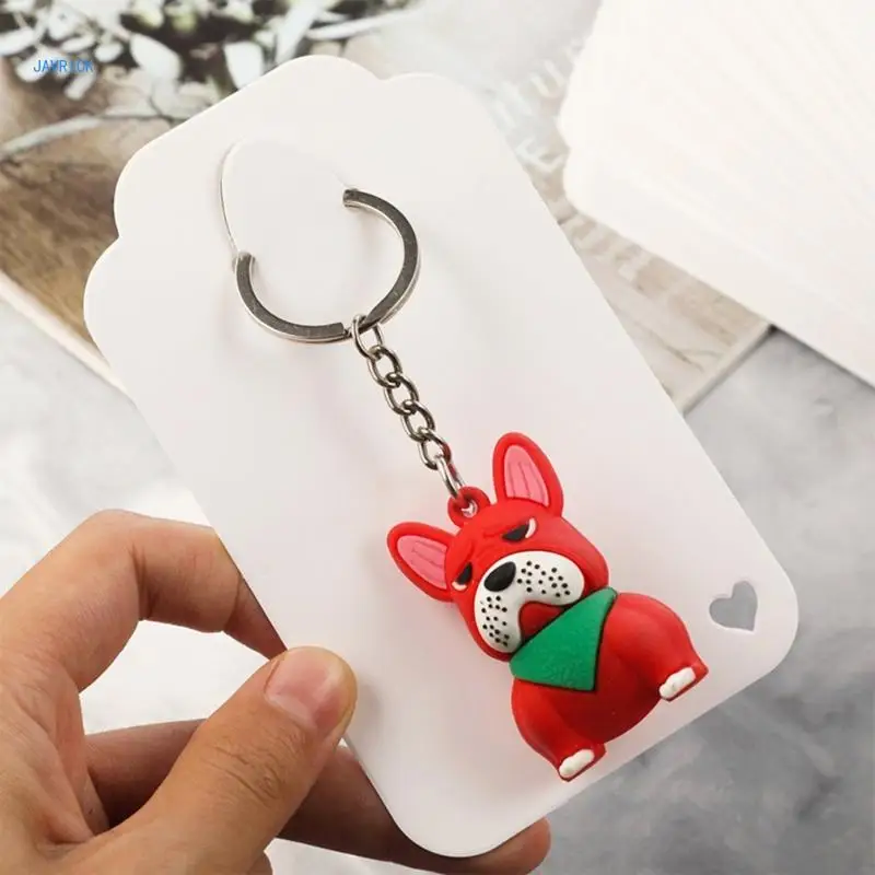 Keychain Cardboard Pendant Display Paper Card Keychain Keyring Cardstock Holder