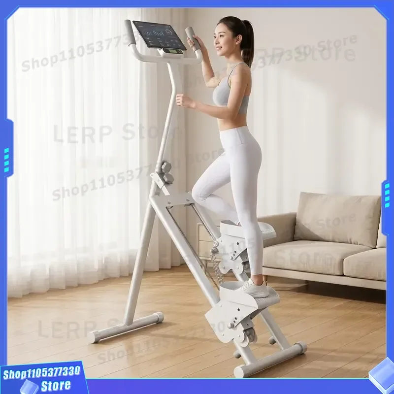 Foldable Vertical Climber Machine with Digital Monitor Home Gym Stair Stepper for Cardio Fitness Exercise Equipment Suitable