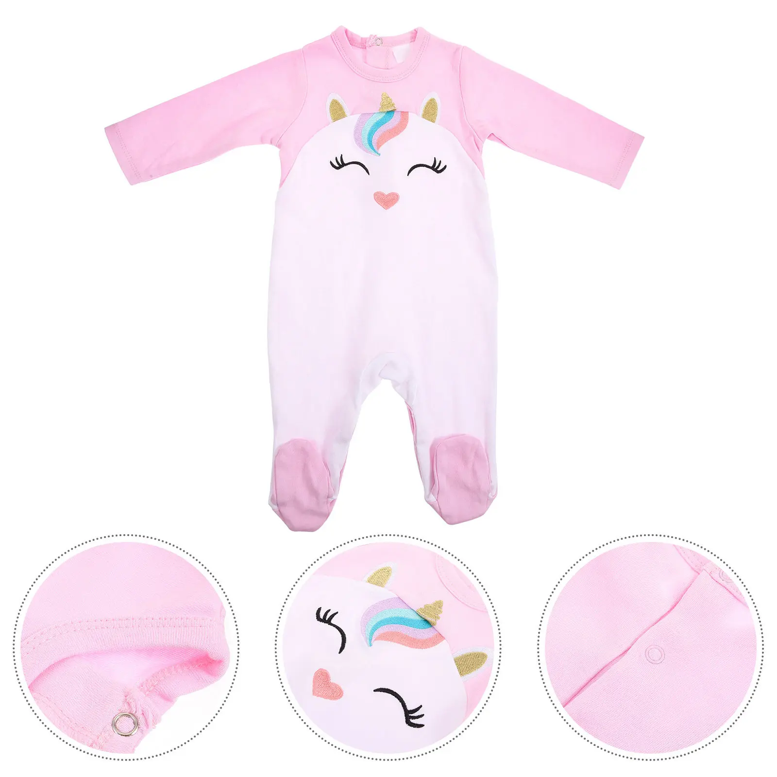 

Pajamas Baby Girl Cotton Footed Jumpsuit Sleepwear Cartoon Romper Toddler Clothes Newborn Toddler Clothing Set