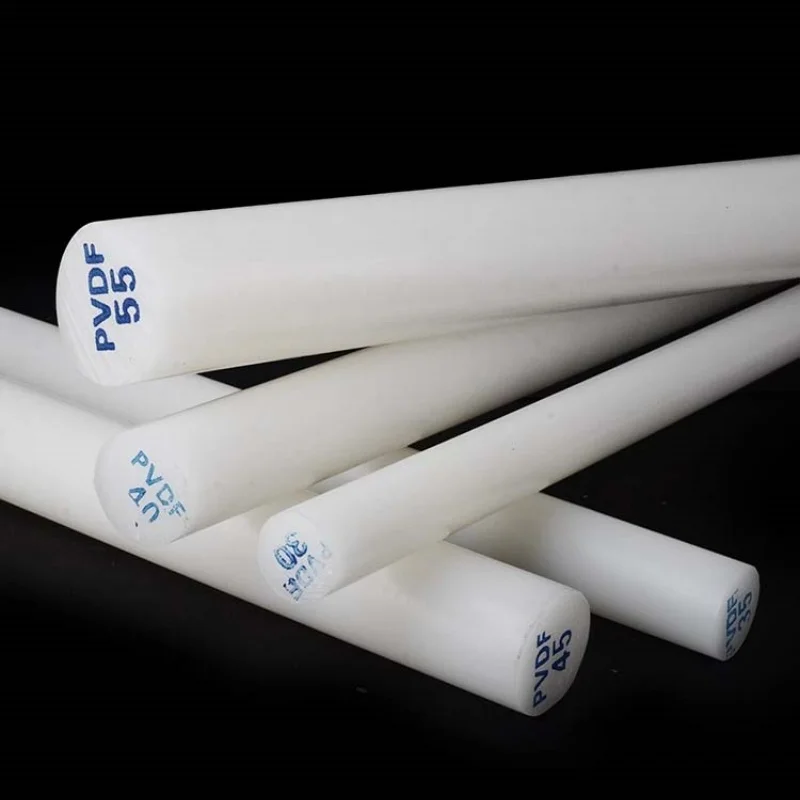 Length 500mm 1Pc White PVDF Round Bar PVDF Rod Plastic Rod Diameter 10mm 12mm 15mm 20mm 25mm 30mm 35mm 40mm 45mm 50mm 55mm 60mm