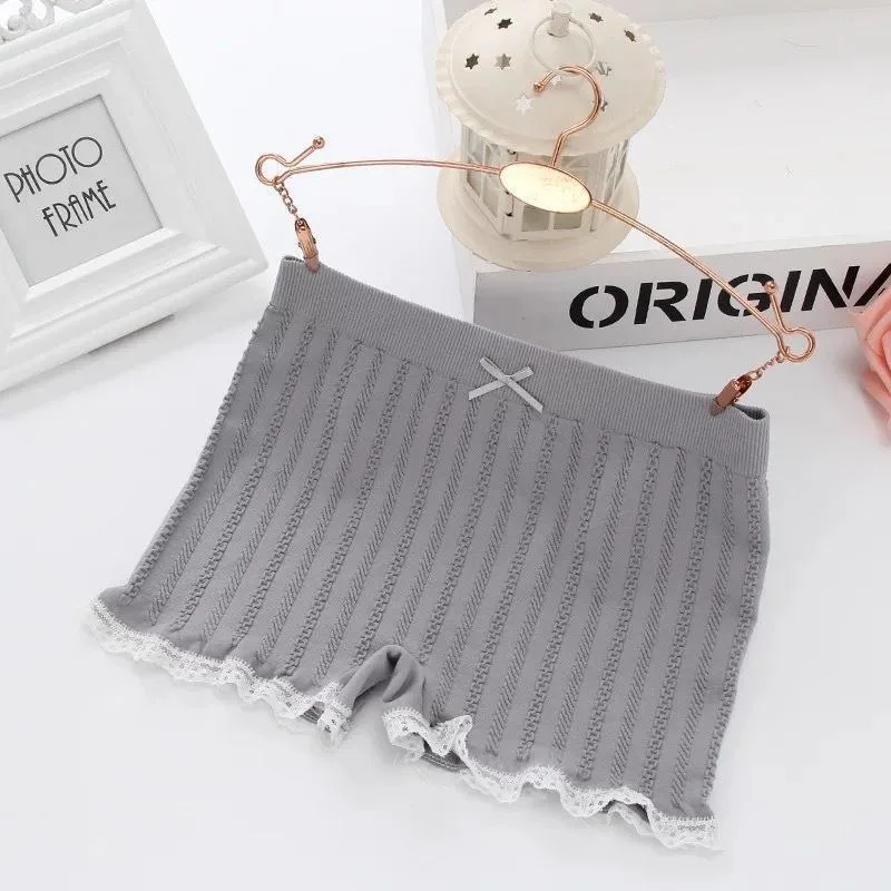 Lace Seamless Shorts Safety Short Pants Women High-stretch Boxer Briefs  Short Women Dress Under Skirt Shorts Underwear Girl