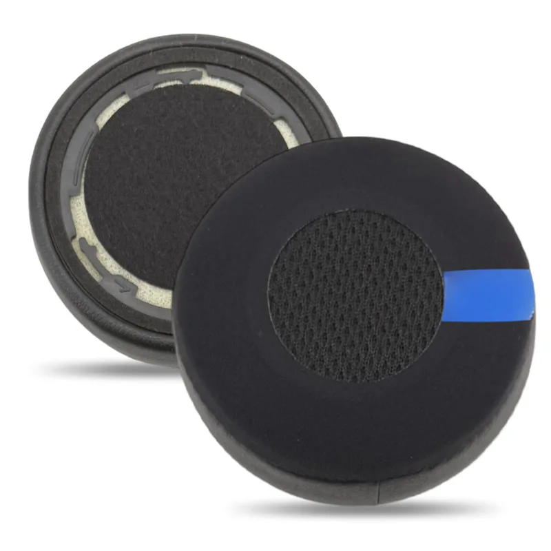 Coussinets d'oreille en éponge à gel rafraîchissant compatibles avec les casques Jabra Evolve 75, 75 Plus, 75 UC, 75 MS Office, coussinets d'oreille de remplacement souples