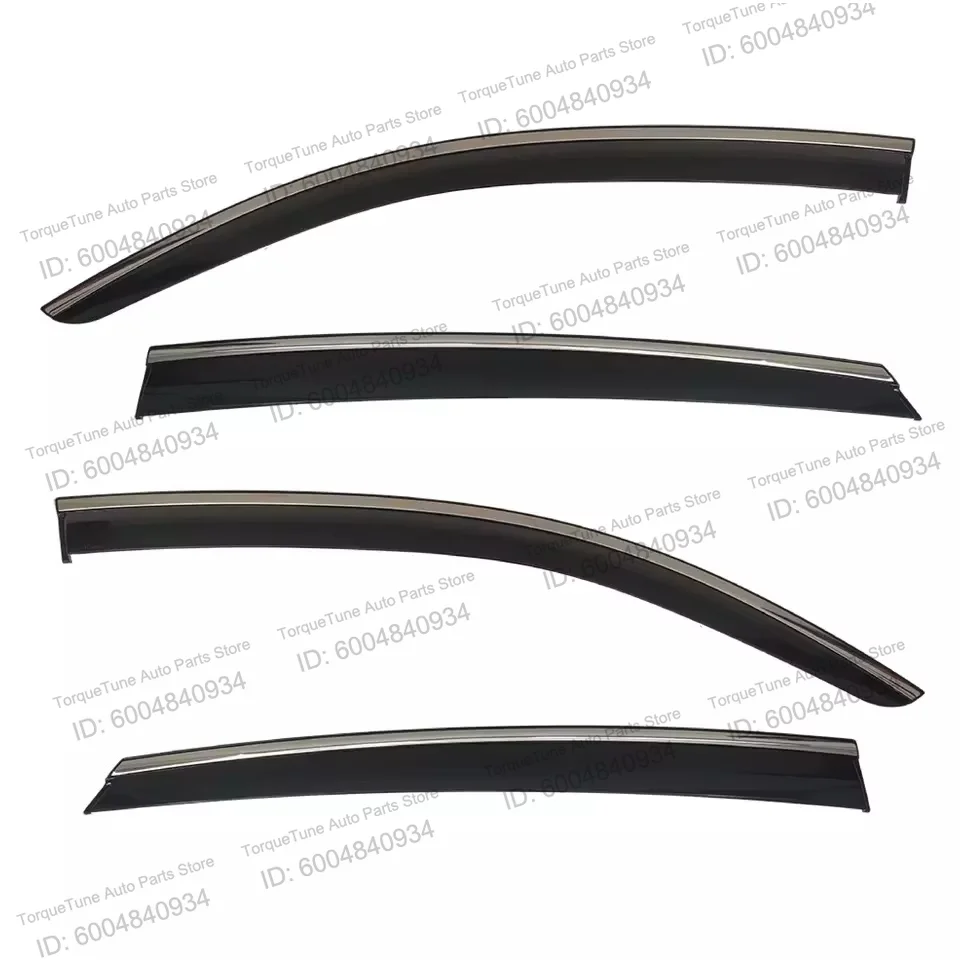 Premium Direct Fit Window Visor Wind Deflector Sun Rain Guard For Volkswagen Touareg 2018-2023 Side Door Vent Deflectors