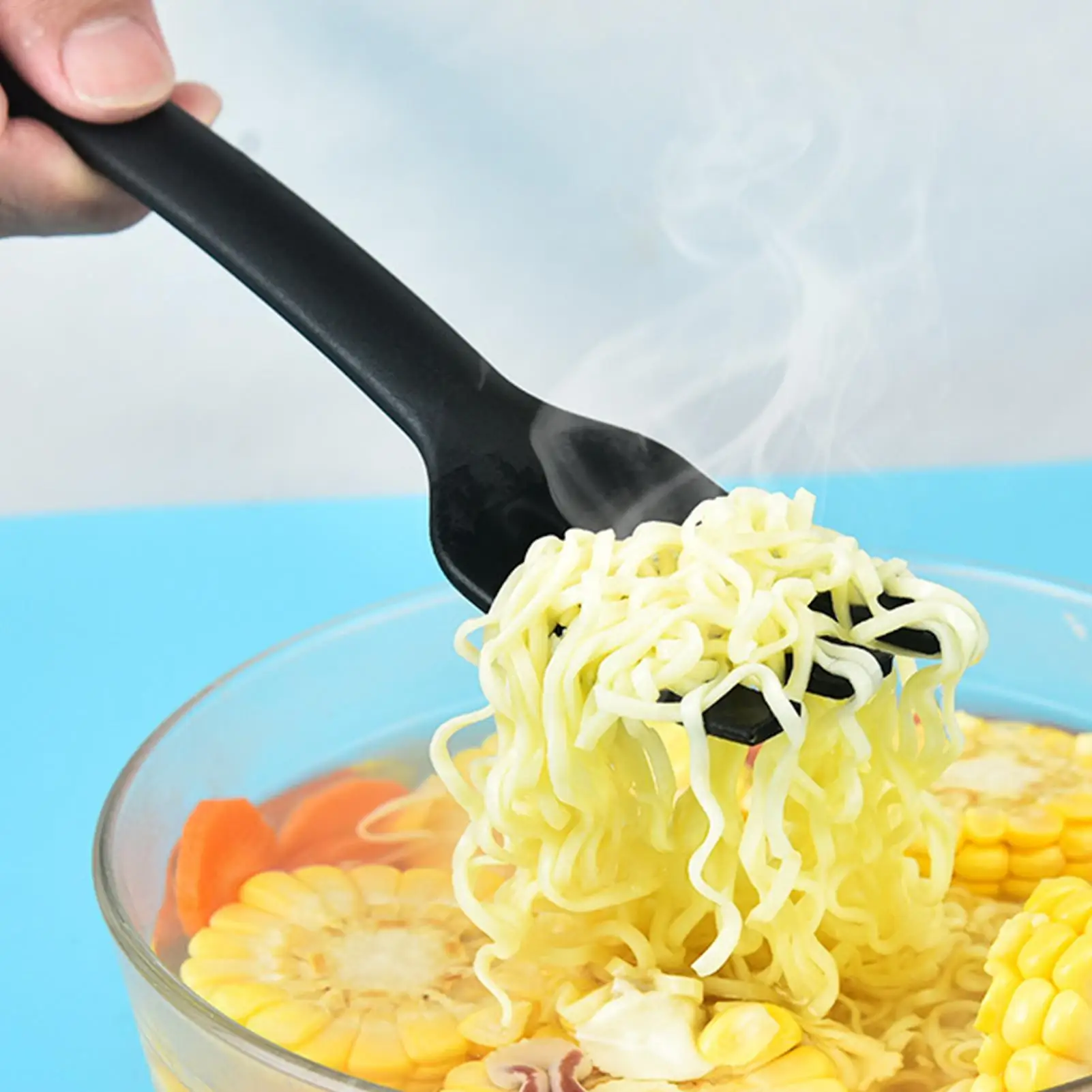

3Pcs Nylon Kitchen Utensils Set Kitchen Cooking Tools Slotted Turner Solid Spoon Fork Children Spade Fork Spoon Dinnerware
