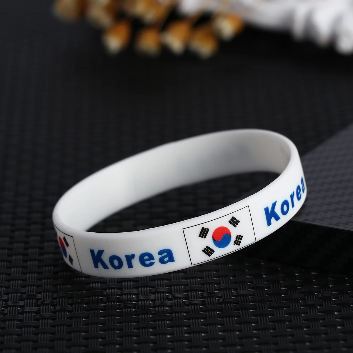 

6 Pcs Wrist Band Silicone Bracelet Wristbands Football Soccer Bracelets Flag Decorative Mexican World Flags Man