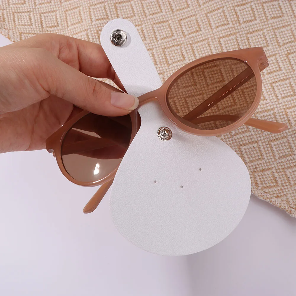 Creative Nose Protector for Sunglasses Anti Sun Soothing UV Cut Nose Patch Portable PU Leather Nose Sunscreen Pad Daily