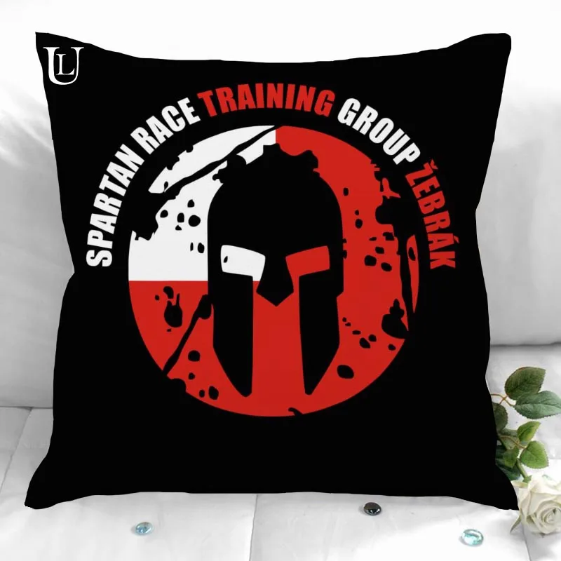 Spartan Race Pillow Cover Cushion Cover 40x40cm Pillowcase Cushion Case Sofa Bed Home Decor Living Room Car Office