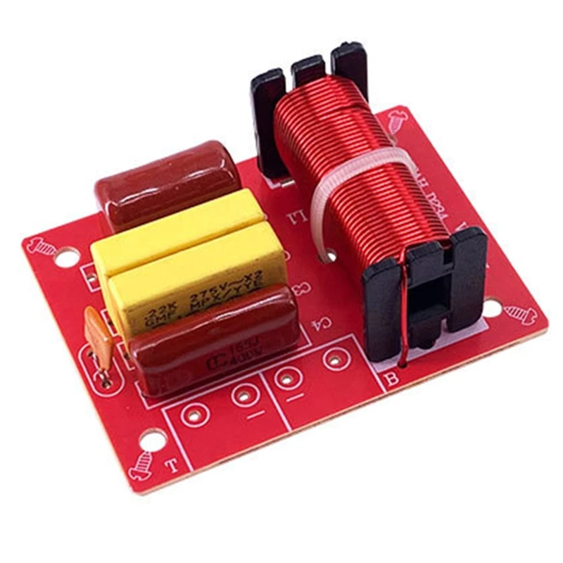 D234 2 Way Speaker Frequency Divider 80W Hi-Fi Filter Module Board for DIY Speaker Treble Bass