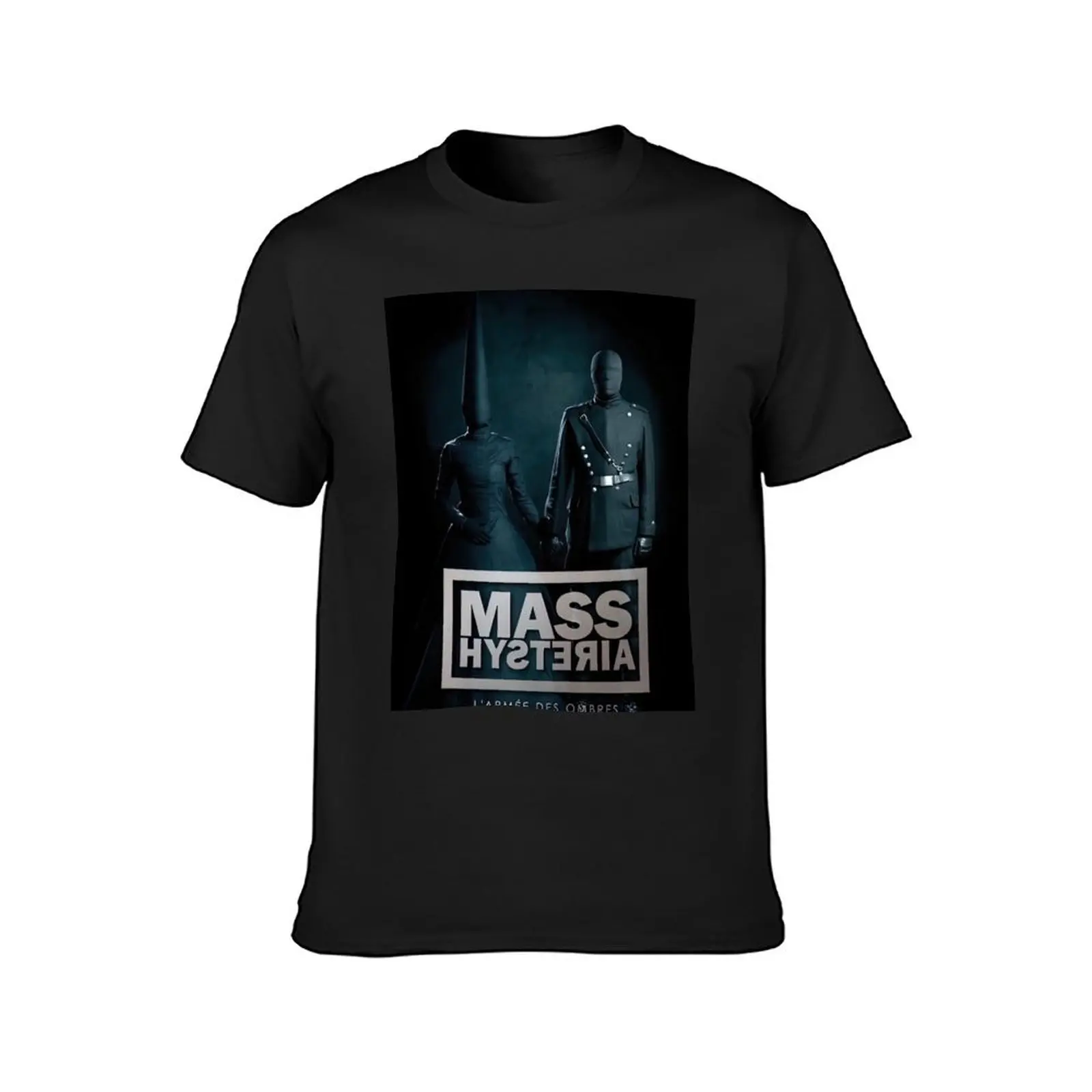 Mass Hysteria art T-Shirt customs design your own heavyweights aesthetic clothes summer tops t shirts men