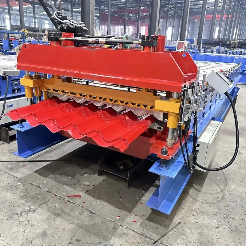 Factory Price Metal Double Layer Roll Forming Machine Corrugated Sheet Rolling Machine Roof Sheet Roof Tile Making Machine